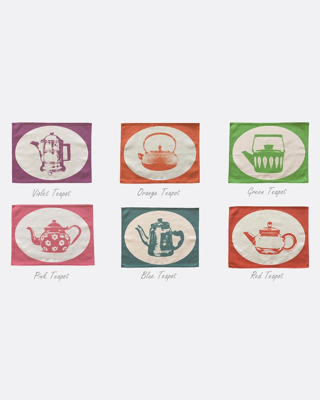  Placemat Teapot 