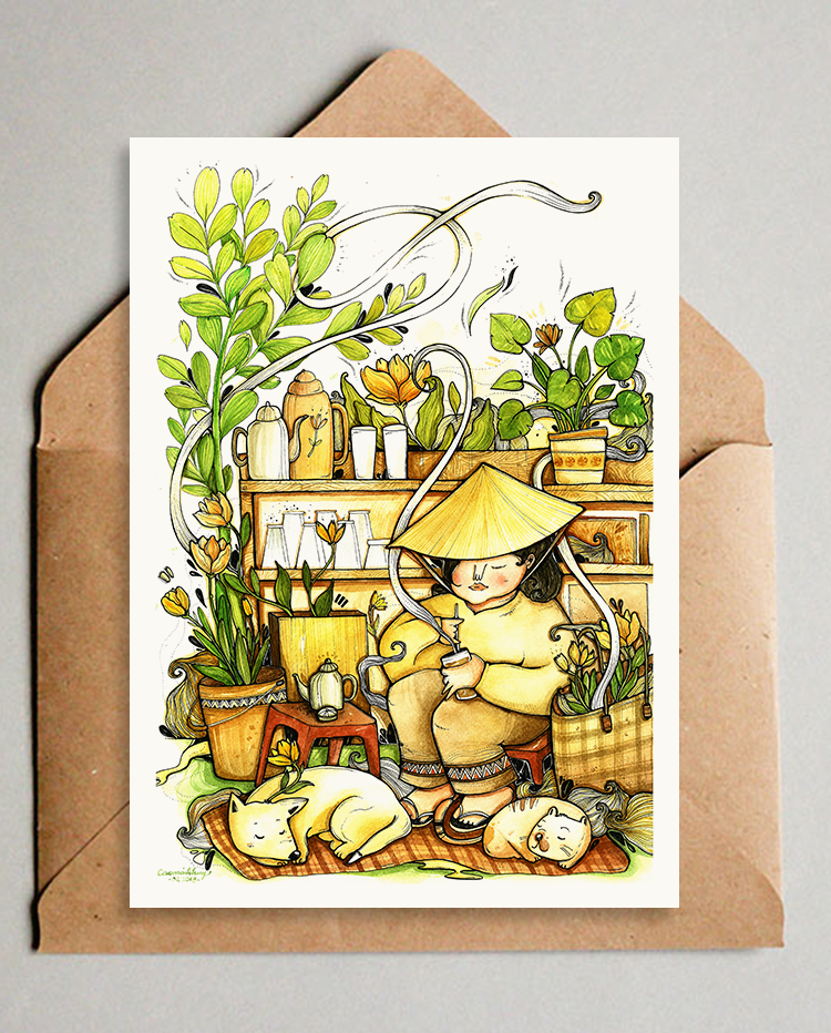 Peaceful Corner Postcard - Góc Nhỏ Yên Bình