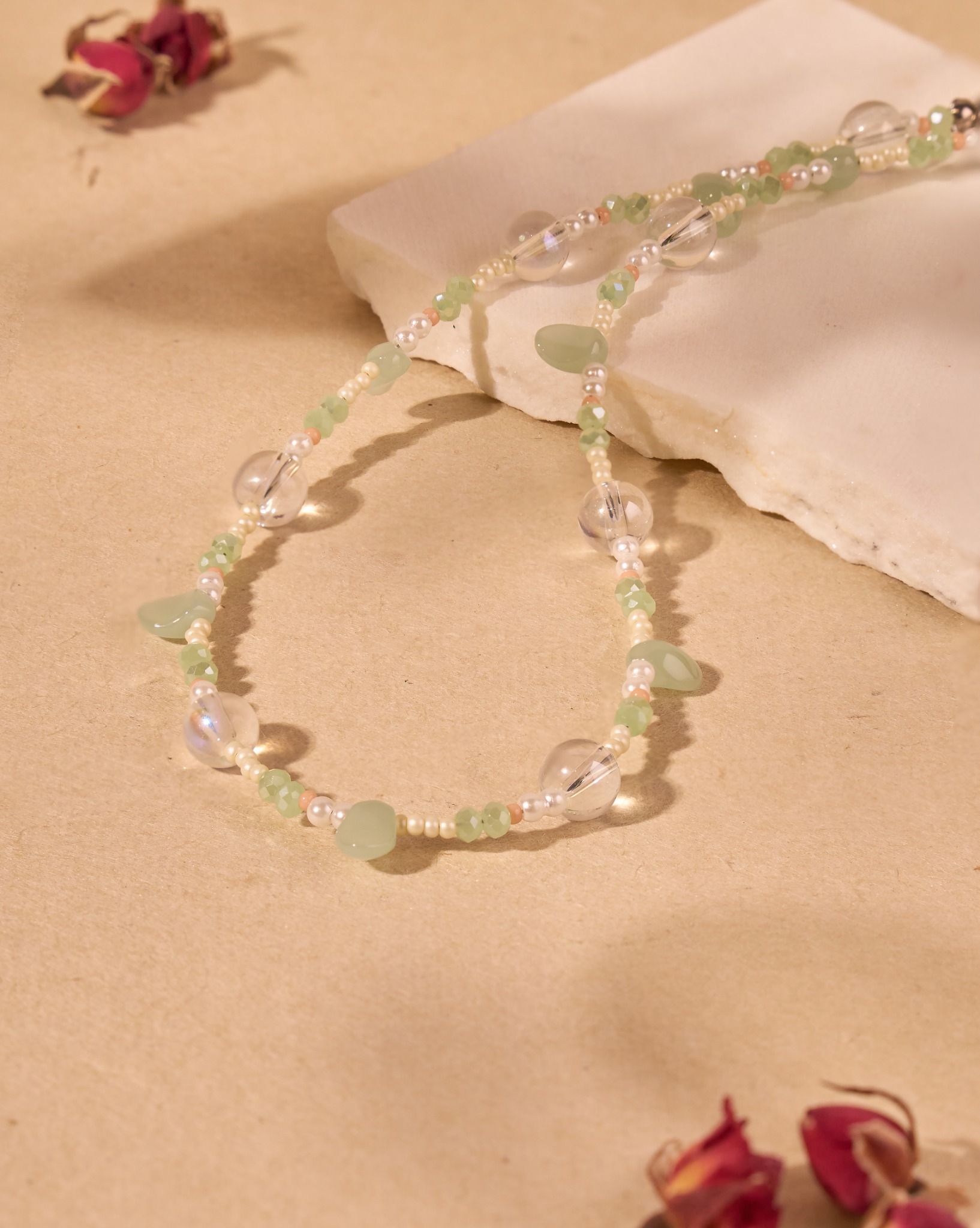 Vòng Cổ Sage green - Không Cham