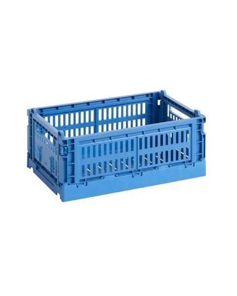  COLOUR CRATE BASKET, SIZE S - ELECTRIC BLUE 