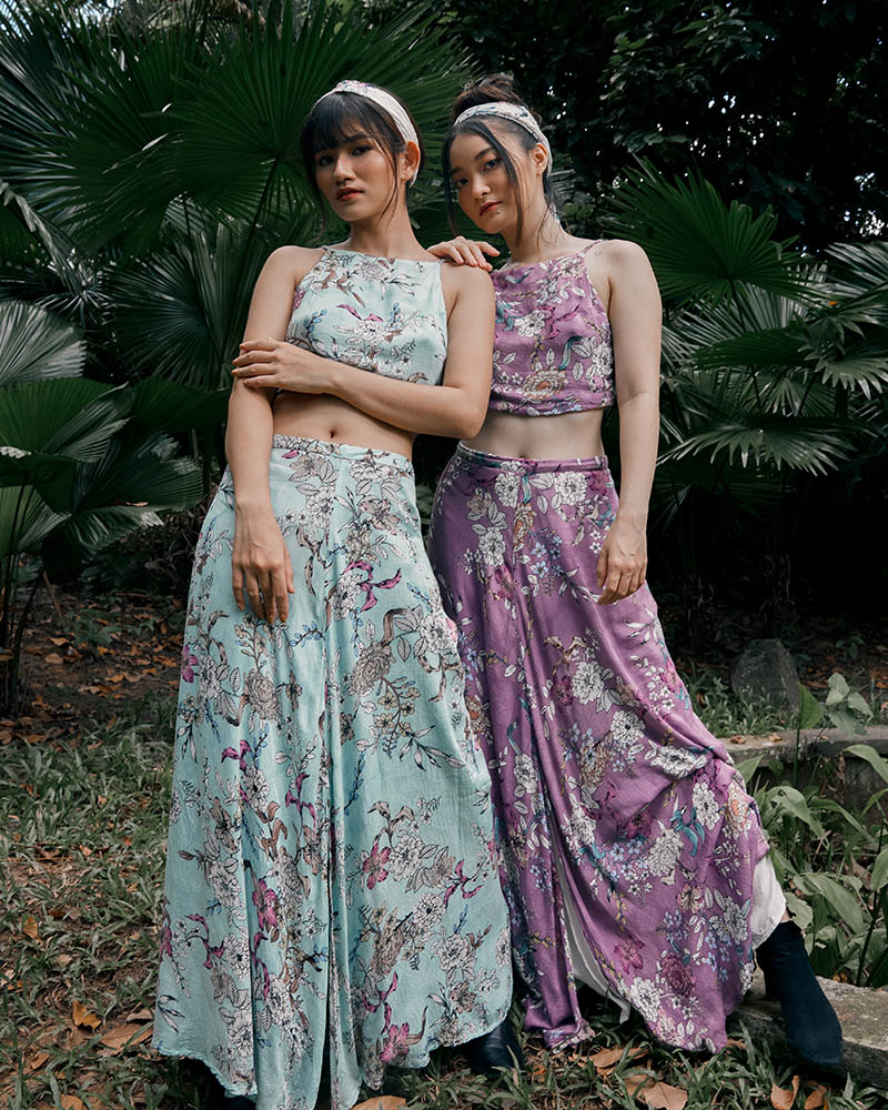 Eva Top Floral Mint