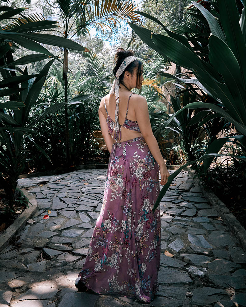  Eva Violeta Maxi Skirt 