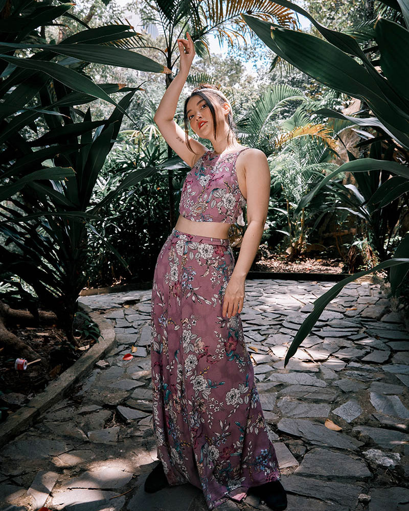 Eva Violeta Maxi Skirt