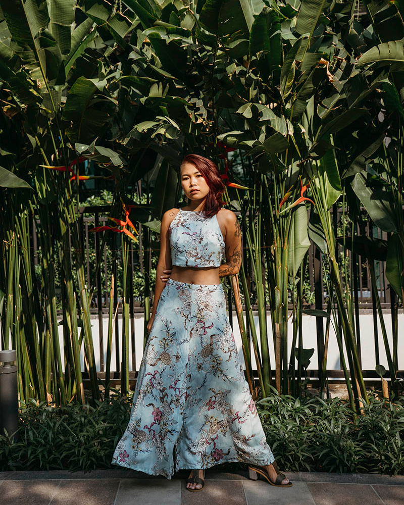 Eva Top Floral Mint
