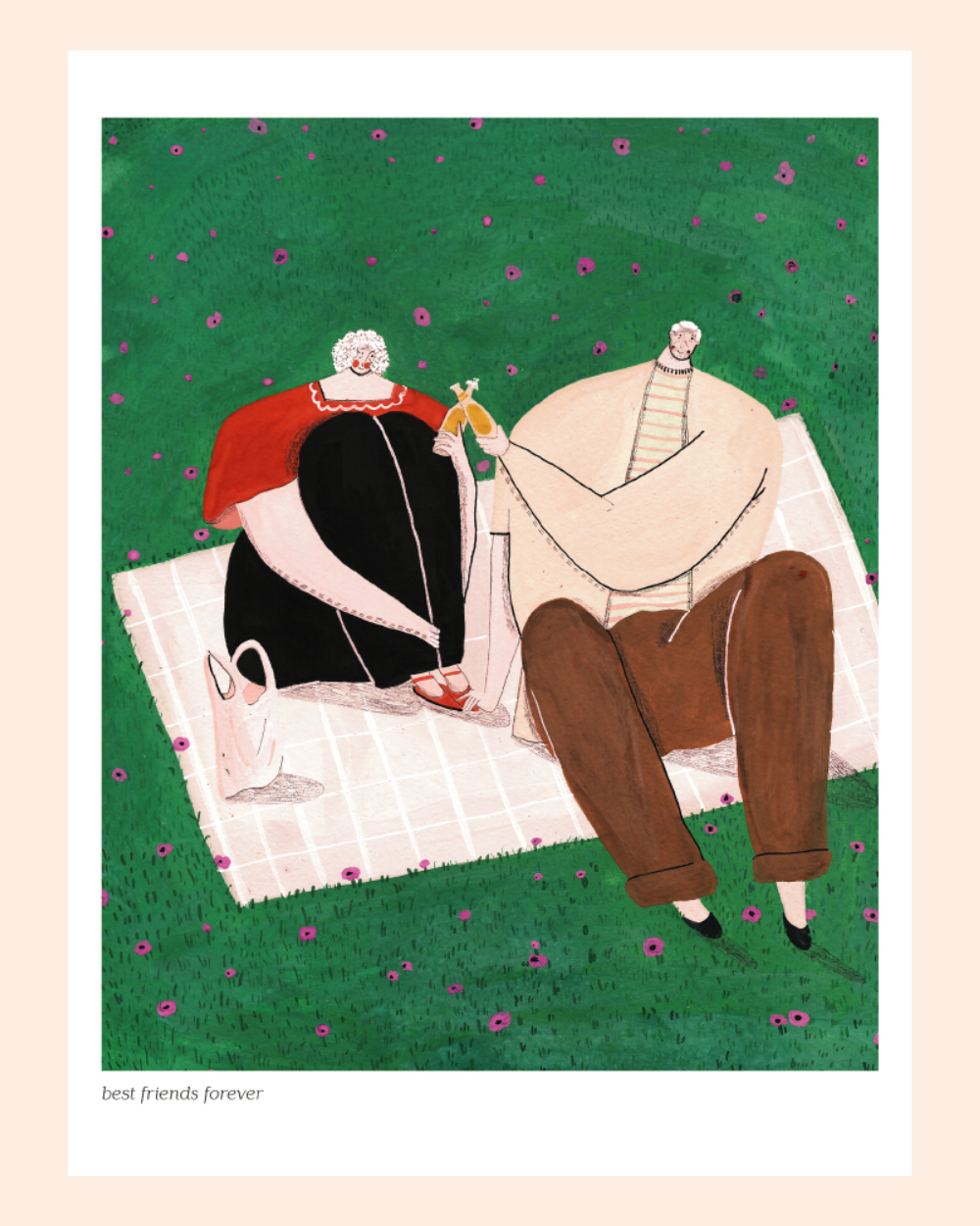 Hai Người Già Picnic Poster