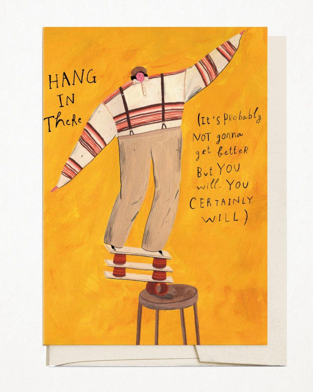  Hang In There Postcard 