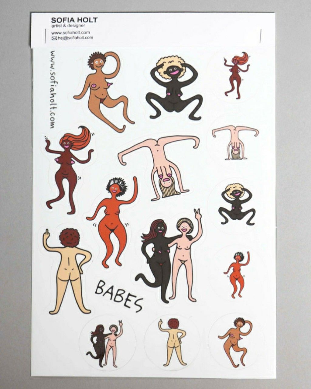  Babes Sheet Stickers 