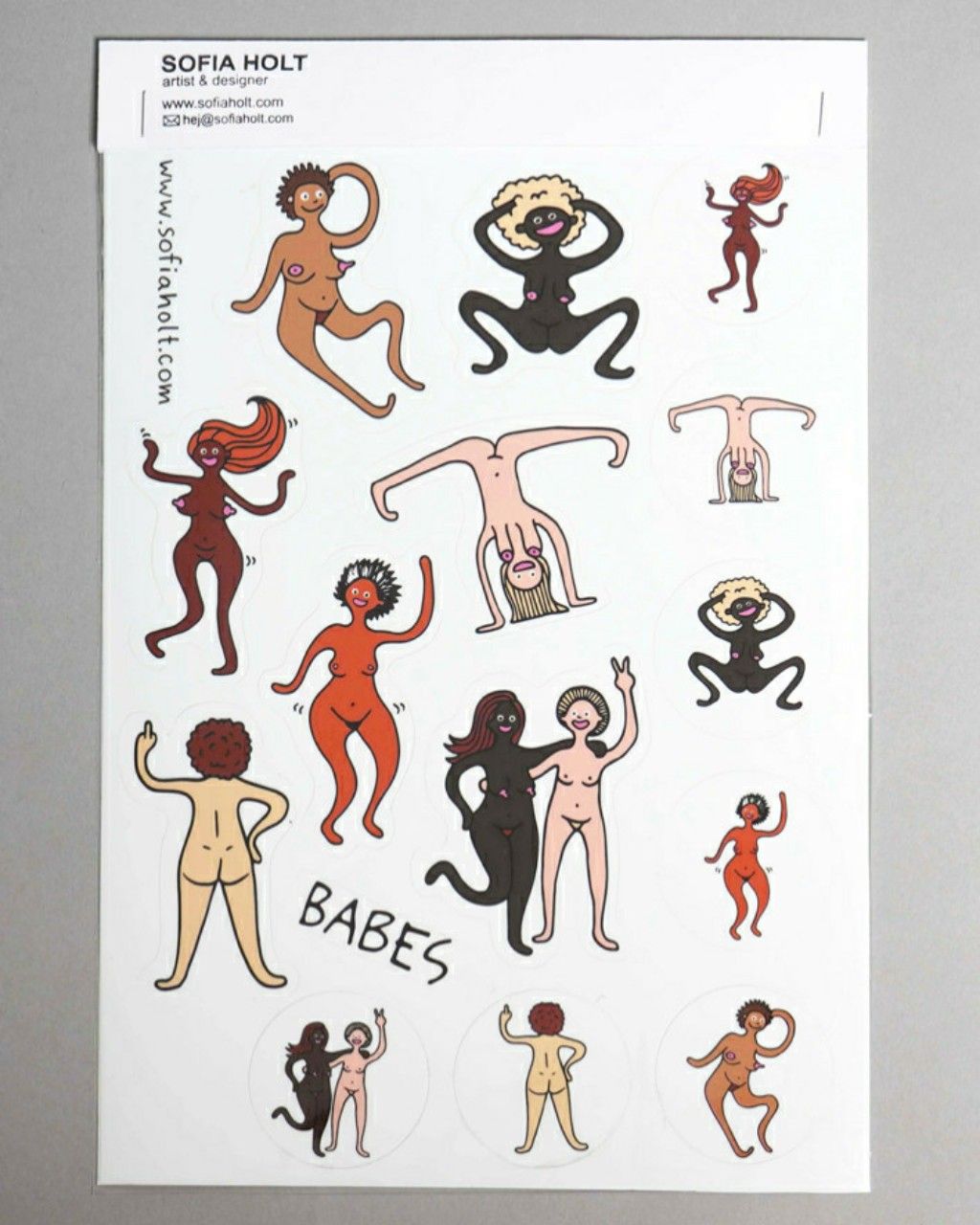 Babes Sheet Stickers