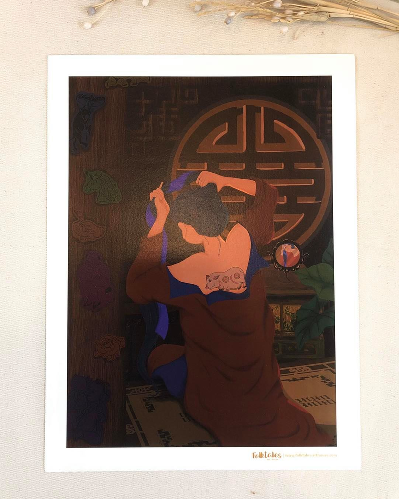 Art Print SD Soi Gương
