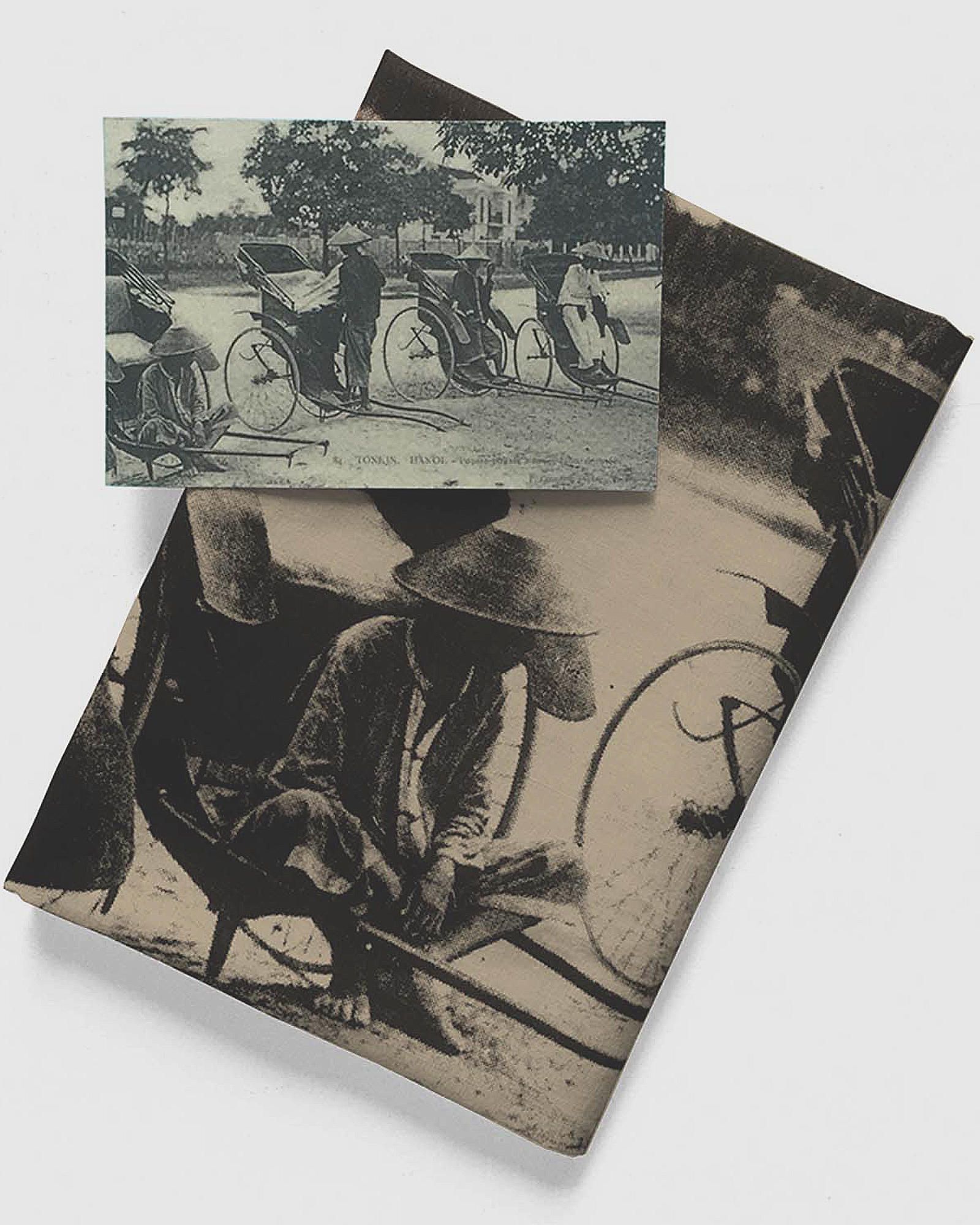 Tea Towel - Hanoi Pousse-Pousse, Tonkin