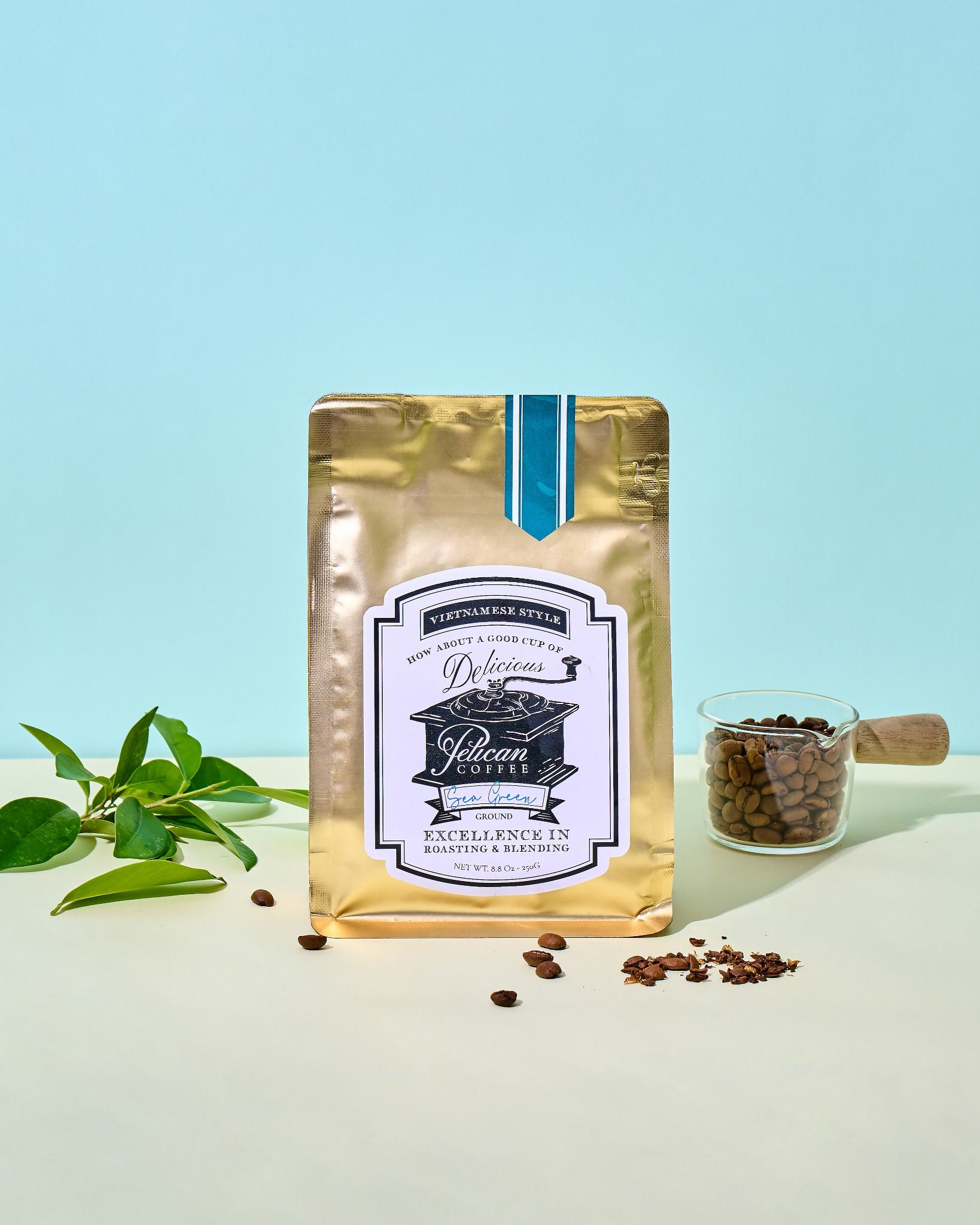 Cà phê 250gr - The Sea Green Pelican