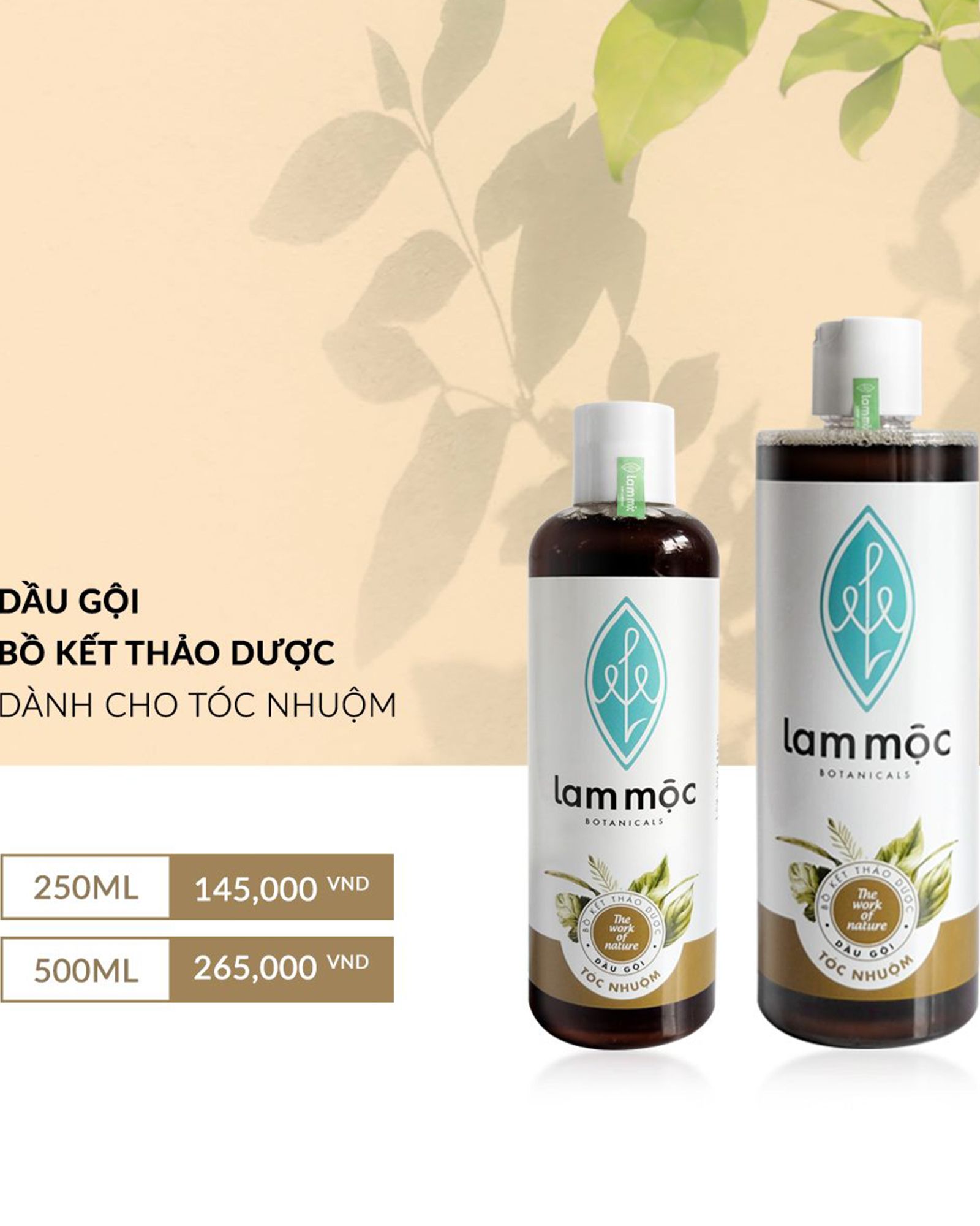 Botanical Shampoo for Color - Treated Hair - Dầu Gội Bồ Kết Cho Tóc Nhuộm