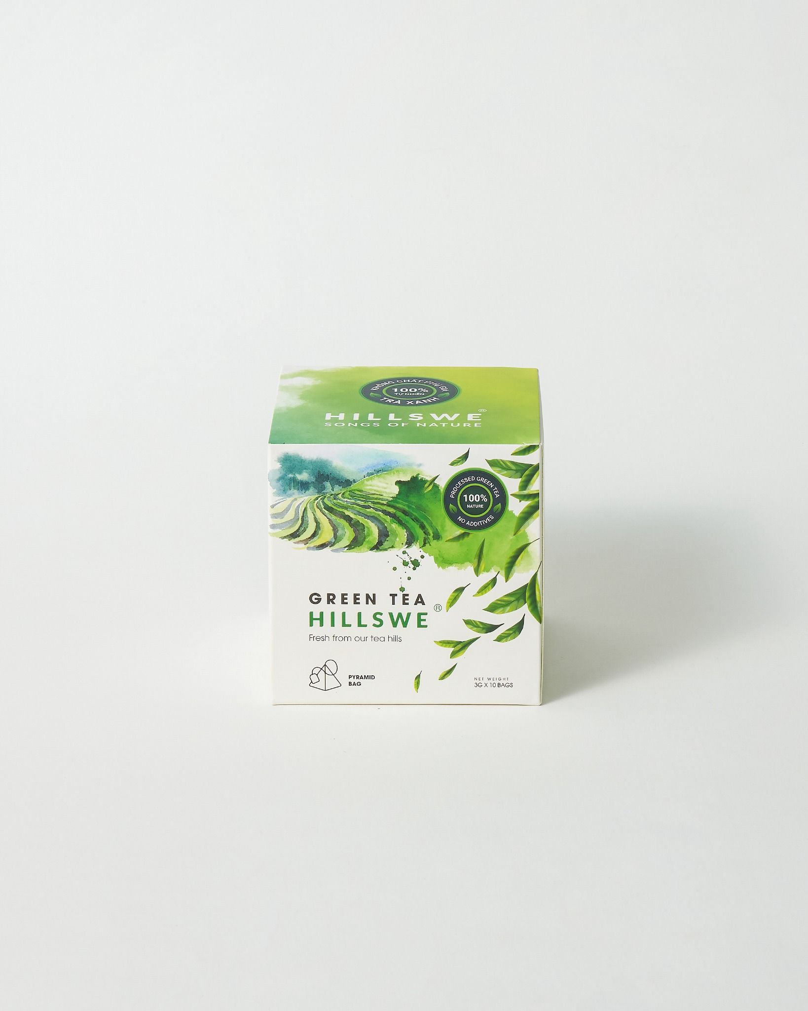  Trà xanh túi lọc kim tự tháp/ Green Tea Pyramid Filter Bag - TXK2 