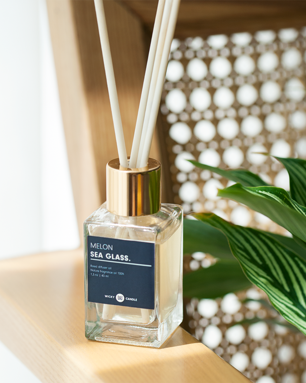 Melon Sea Glass Diffuser