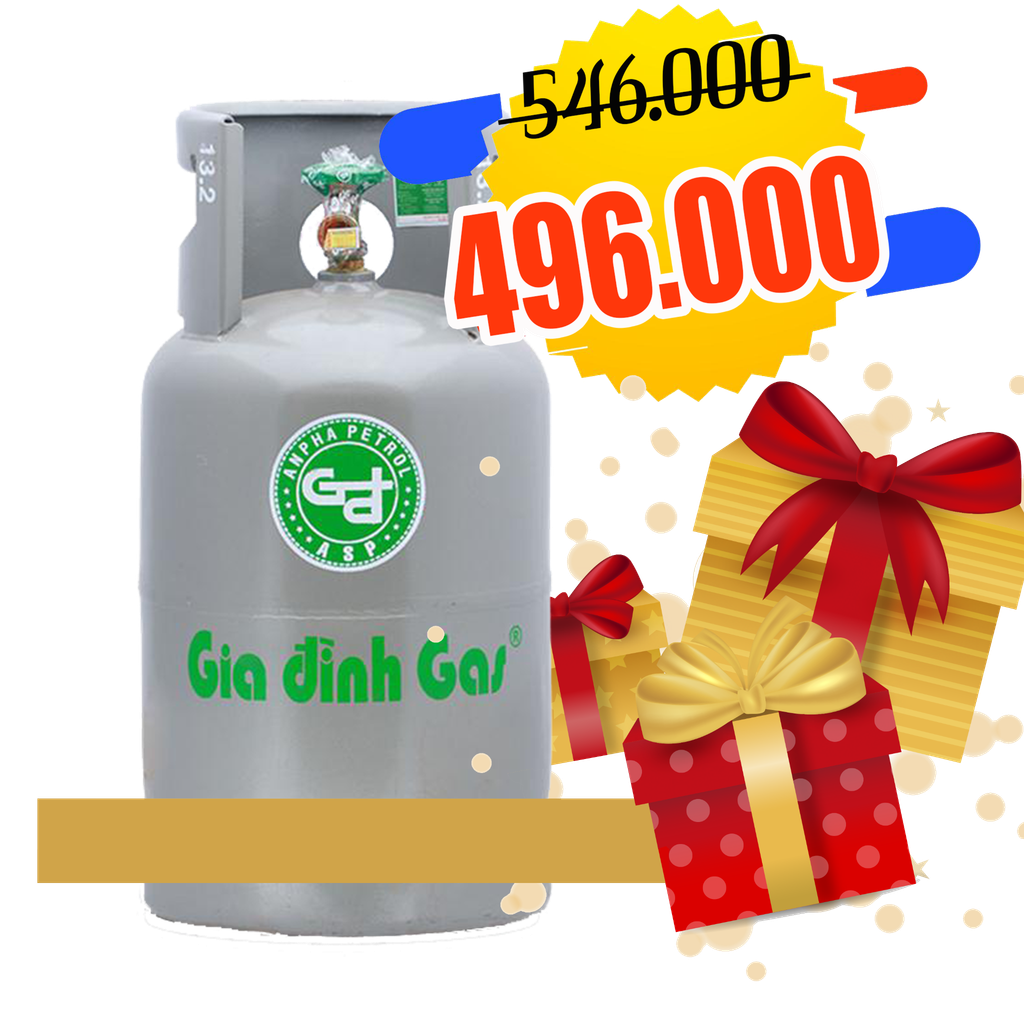 Bình Gas 12Kg Giảm 50.000 chỉ còn