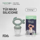  Túi Núm Nhai Hoa Quả Silicon Cho Bé 