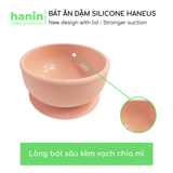  Bát ăn dặm Silicon chống đổ Haneus 