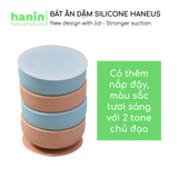  Bát ăn dặm Silicon chống đổ Haneus 