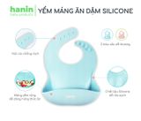  Yếm ăn dặm silicone Hanin Baby 