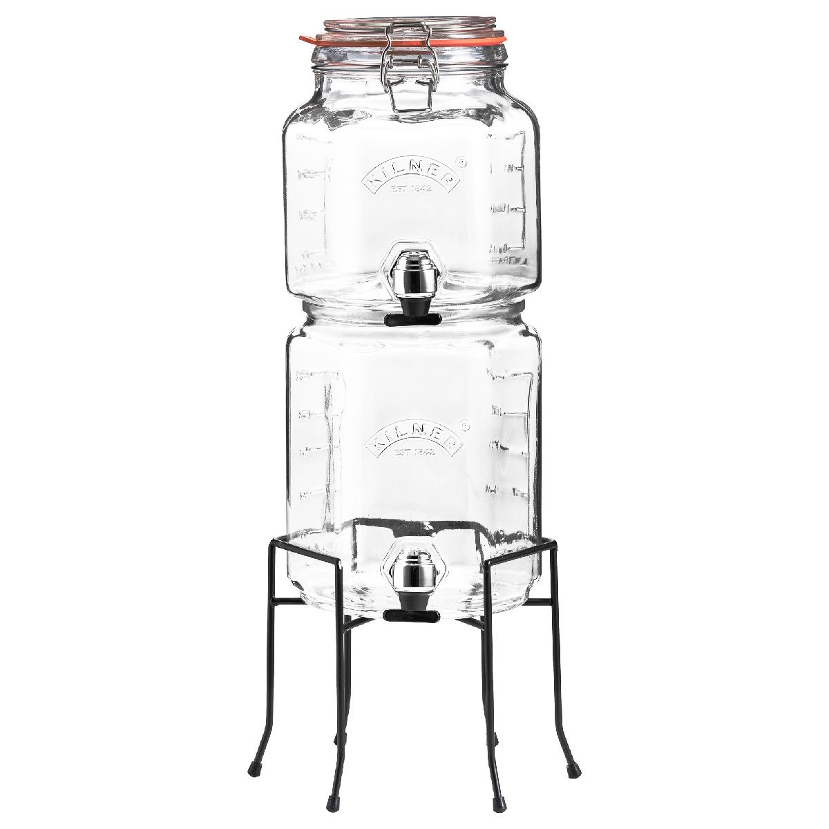 Kilner - Bộ Bình Nước Thủy Tinh Có Vòi - 3 Món