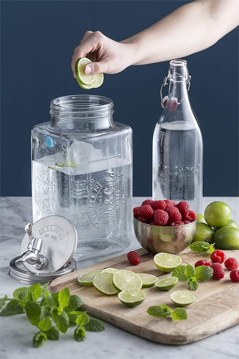 Kilner - Bình Nước Thủy Tinh Fridge - 3L