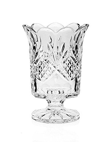  Godinger Dublin Collection Crystal Hurricane Votive Candle Holder 