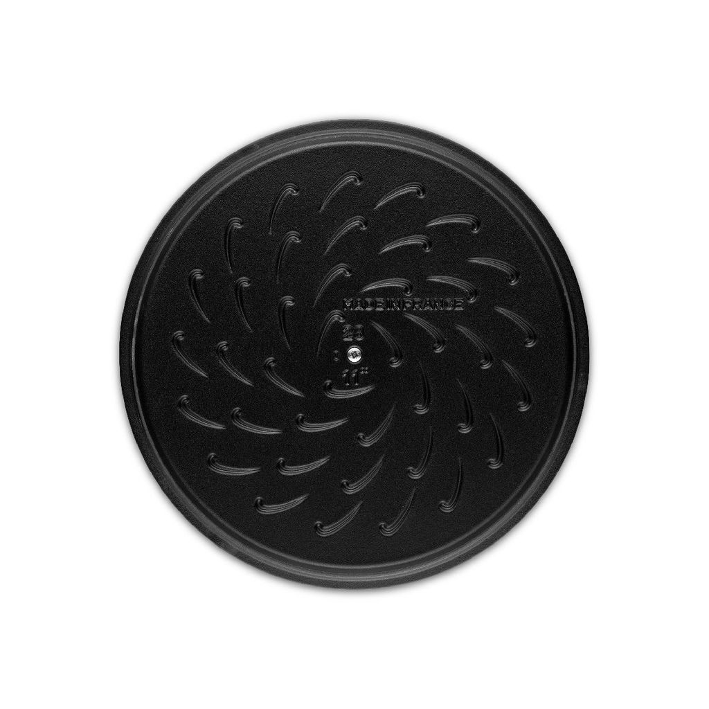 Staub - Nồi Tròn Nắp Có Hình Cây Thông Màu Xanh Rêu – 24cm