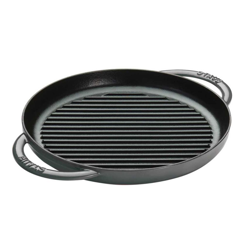 Staub - Chảo Gang Nướng Màu Xám - 26cm