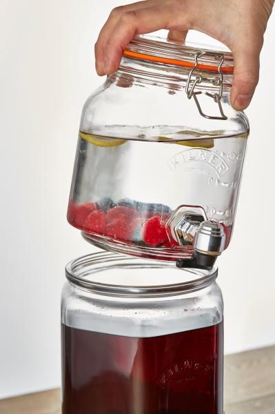 Kilner - Bộ Bình Nước Thủy Tinh Có Vòi - 3 Món