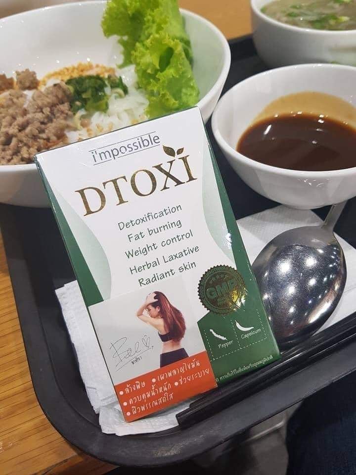 DTOXI Thái Lan - Giải Độc Cơ thể - Giúp Kiểm Soát Cân Nặng (Hộp 100 viên)