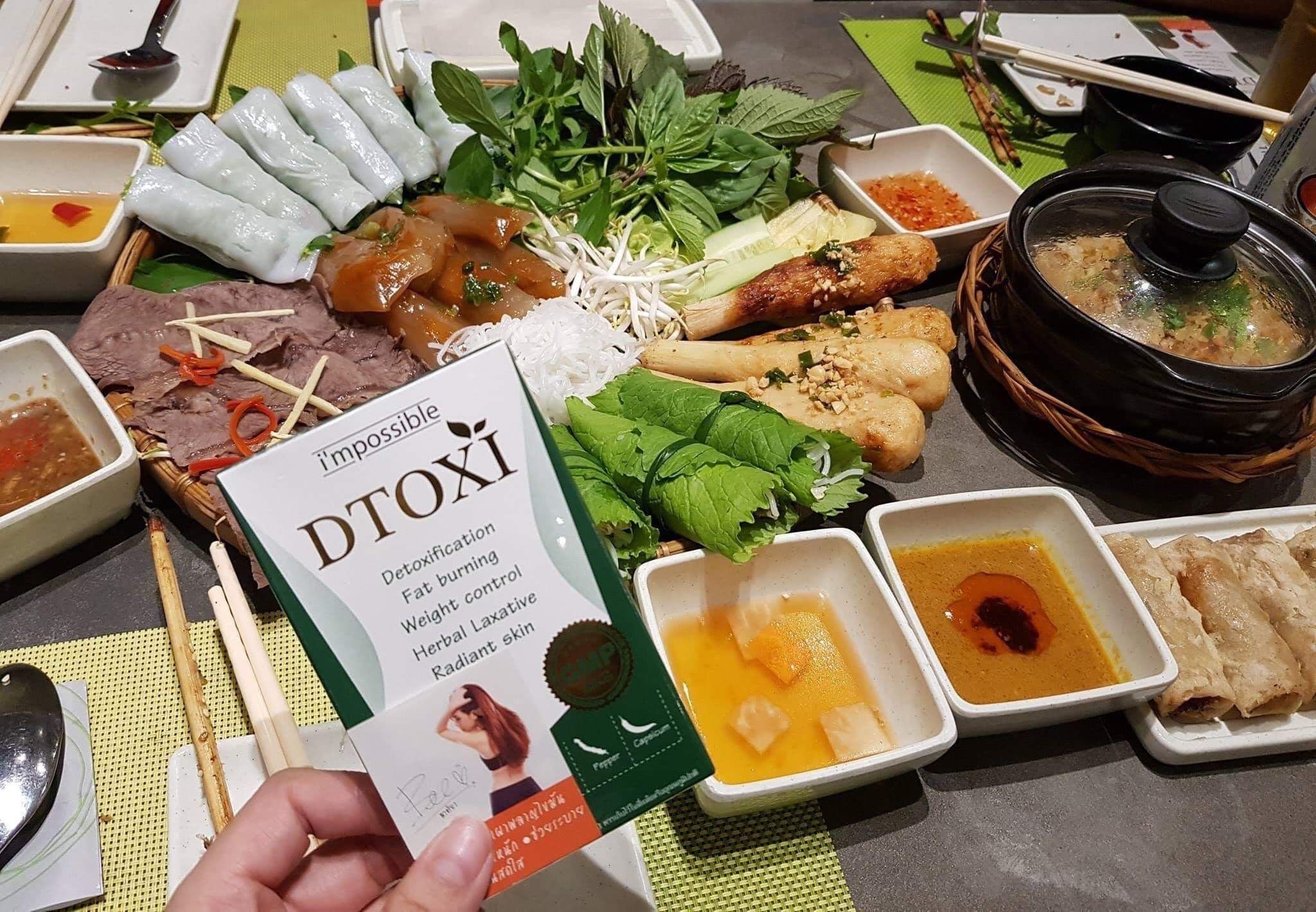 DTOXI Thái Lan - Giải Độc Cơ thể - Giúp Kiểm Soát Cân Nặng (Hộp 100 viên)