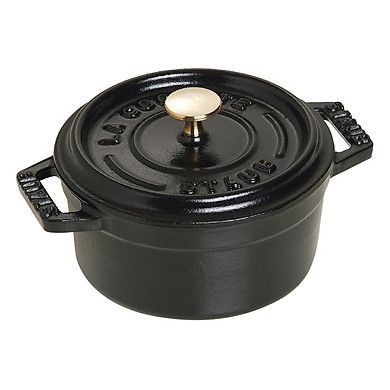 Nồi Gang Staub Tròn Đen