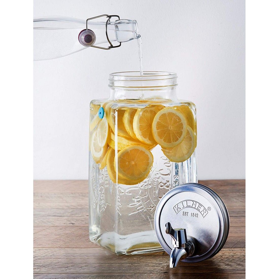 Kilner - Bình Nước Thủy Tinh Fridge - 3L