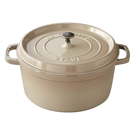 Nồi Gang Staub Tròn Kem