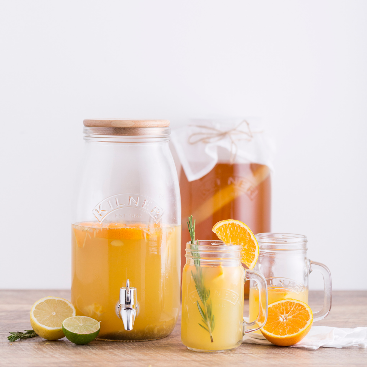 Kilner - Bộ Bình Nước Kilner Kombucha - 7 Món