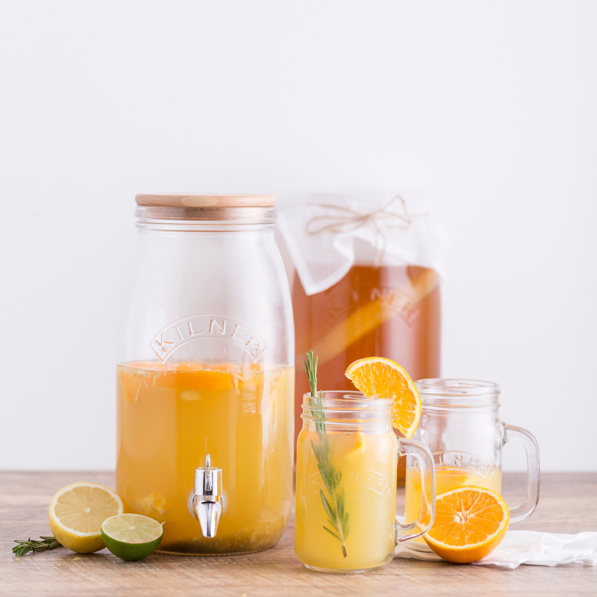  Kilner - Bộ Bình Nước Kilner Kombucha - 7 Món 