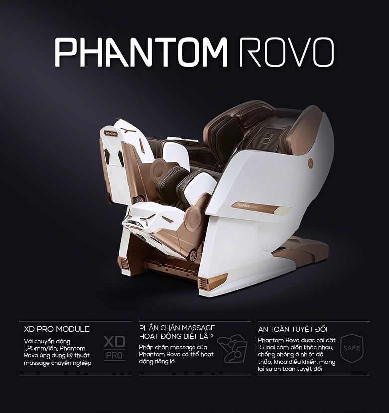  Ghế massage Phantom Rovo 