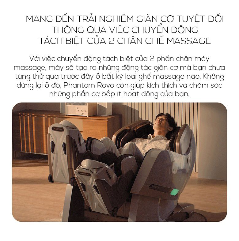  Ghế massage Phantom Rovo 