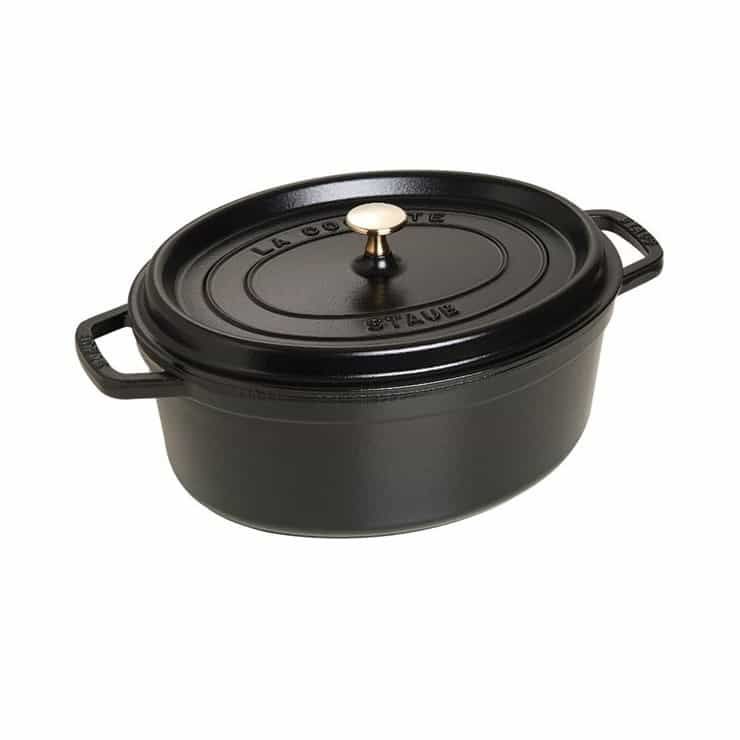  Nồi Gang Staub Oval Đen 