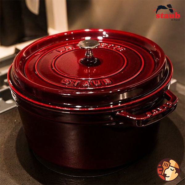  Staub- Nồi tròn đỏ lựu 20cm 