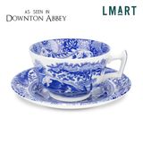  Blue italian tea cup and saucer set 4 