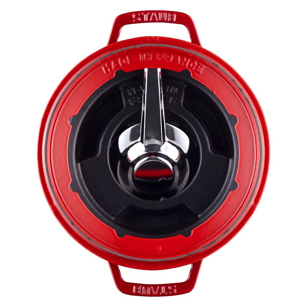 Staub - Bộ Fondue Màu Đỏ Cherry