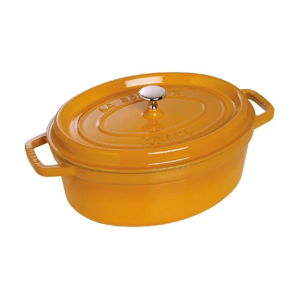  Nồi Gang Staub Oval Vàng 