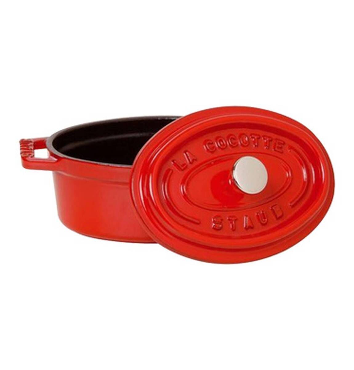 Nồi Gang Staub Oval Đỏ Cherry