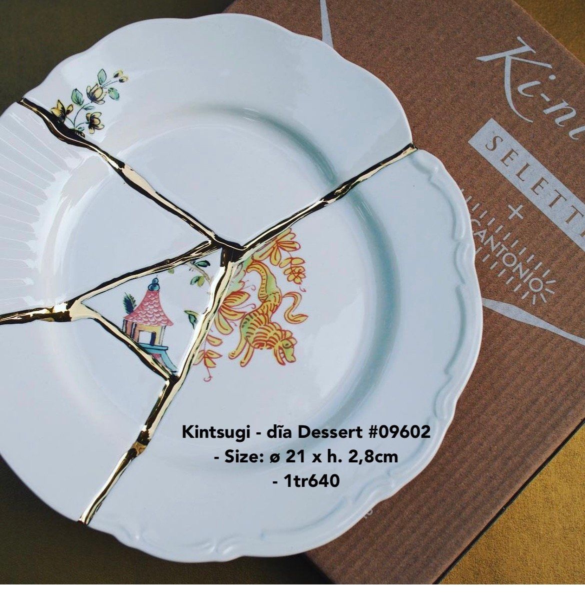  Seletti Kintsugi - Dĩa Dessert 