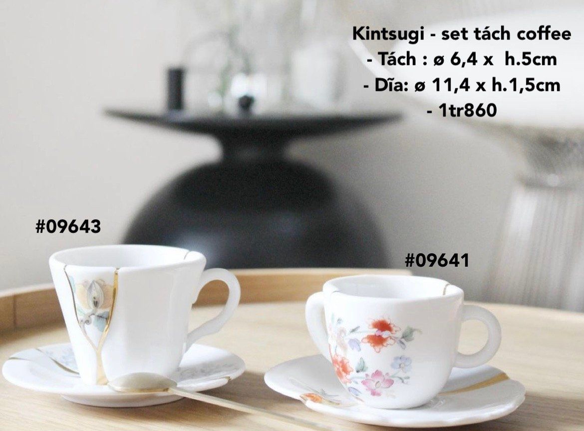  Seletti Kintsugi - 3 set tách coffee 