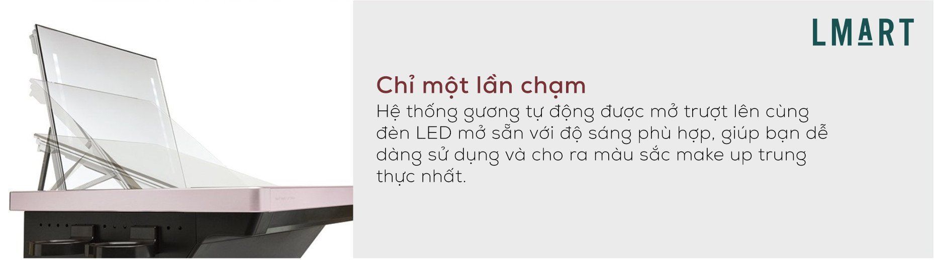  Bàn trang điểm tủ lạnh Mayble - Hàn Quốc 