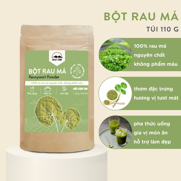 bột rau má dalatfarm