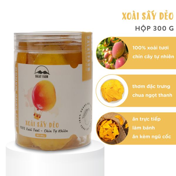  Xoài Sấy Dẻo - Hộp 300 g 