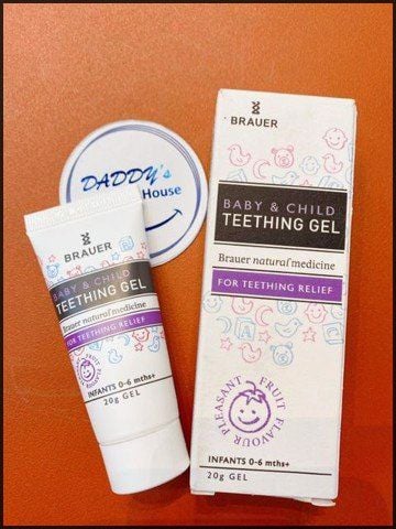 Teething best sale gel brauer